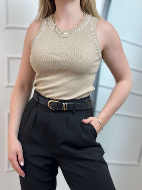 Regata Ribana Nude - 387551 - RAFITA MODA FEMININA