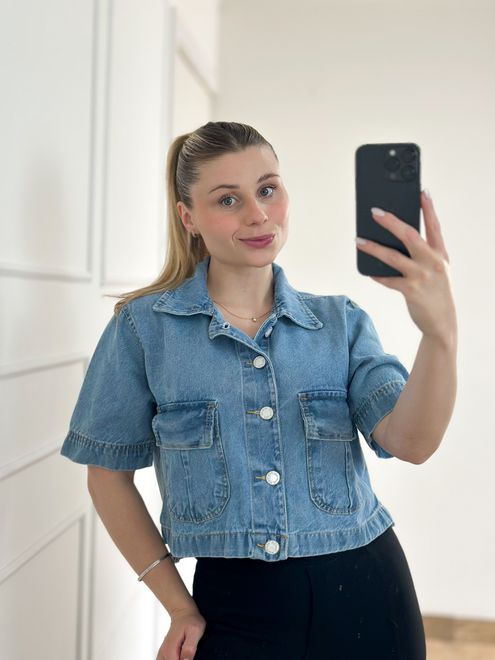 Jaqueta Jeans Mila - 3098276 - RAFITA MODA FEMININA