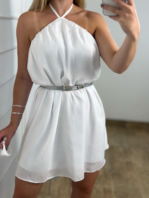 Vestido Rubia Branco - 3313398 - RAFITA MODA FEMININA