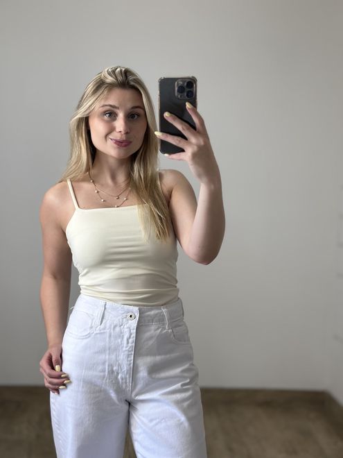 Body Alcinha Marfim - 125487143 - RAFITA MODA FEMININA