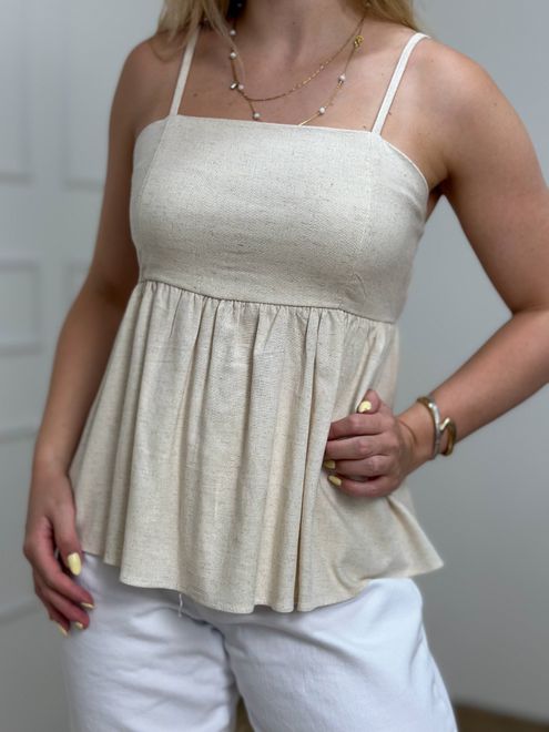 Bata Linho Cru - 36472 - RAFITA MODA FEMININA