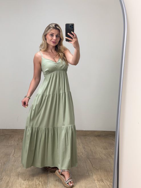 Vestido Búzios Verde - 387973 - RAFITA MODA FEMININA