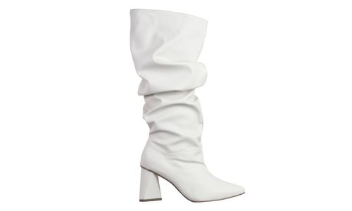 Bota Feminina Slouchy Off White 23021 - 23021-OffW... - LOJADFLORA