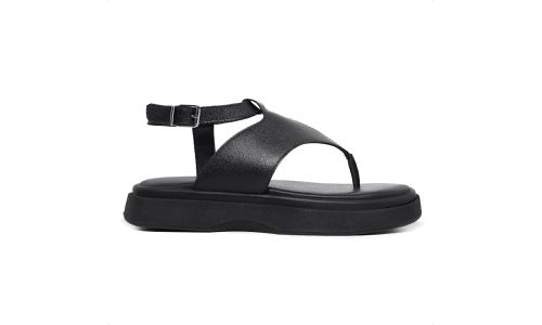 Sandalia Papete Feminina Sofia Preto - GS307-Preto - LOJADFLORA