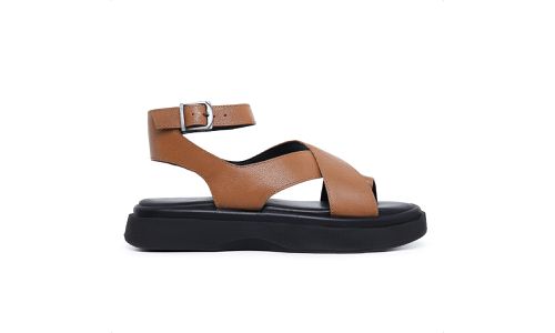 Sandalia Papete Feminina Marina Caramelo - GS311-C... - LOJADFLORA