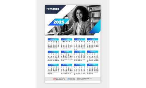 Calendário Corporativo Personalizado - 2025-- - Telephoto