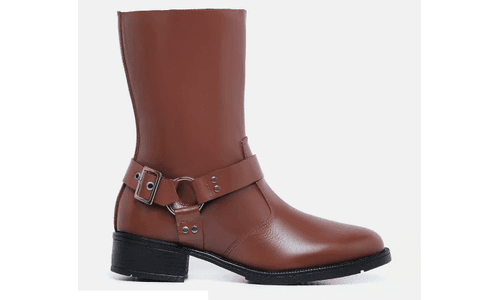 Bota Cano Baixo Paola Marrom - GS187 TABACO - LOJADFLORA