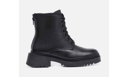 Bota Coturno Feminina Rafaela Preto - GS189 PRETO - LOJADFLORA