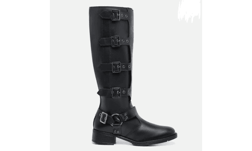 Bota Cano Longo Larissa Preto - GS200 PRETO - LOJADFLORA