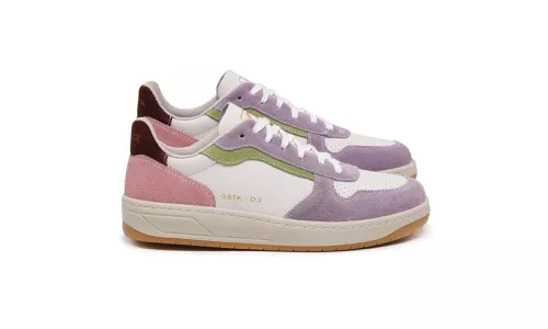 Tênis Casual Vicky Feminino em Couro 6007 Colorido... - LOJADFLORA