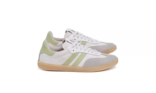 Tênis Feminino Ginga Branco e Verde - 146-Branco/V... - LOJADFLORA