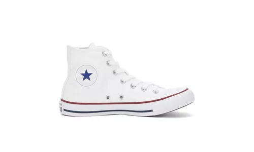 Tênis D'flora Star Tradicional Branco Cano Médio -... - LOJADFLORA