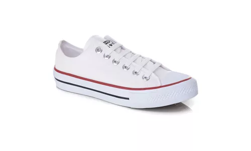 Tênis D'Flora Star Tradicional Branco - StarLonaBr... - LOJADFLORA