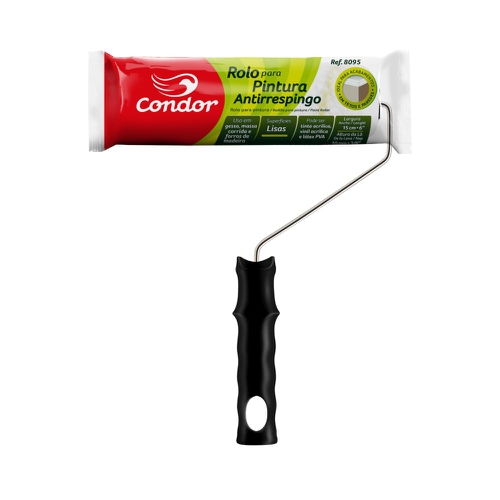 ROLO DE LÃ ANTIRRESPINGO 15CM CONDOR [C/S] [8095] - CS Tintas