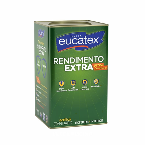 TINTA ACRÍLICA RENDIMENTO EXTRA [EUCATEX] 18L - CS Tintas