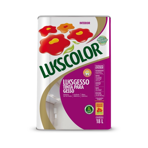 TINTA GESSO E DRYWALL LUKSGESSO [LUKSCOLOR] 18L - CS Tintas