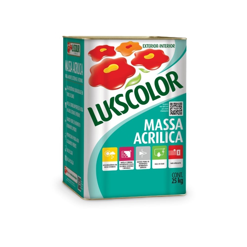 MASSA ACRÍLICA [LUKSCOLOR] 25KG - CS Tintas