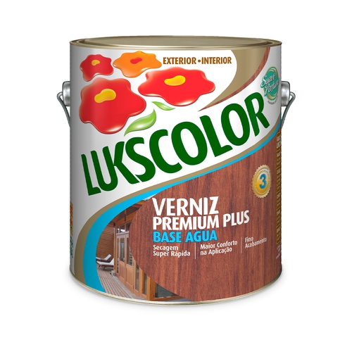 VERNIZ BASE ÁGUA [LUKSCOLOR] 3,6L - CS Tintas