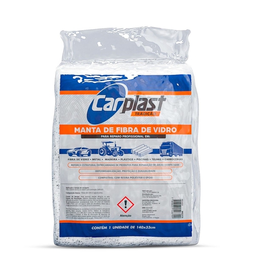 Manta Fibra de Vidro 1,40x0,33m Carplast [MAXI RUB... - CS Tintas