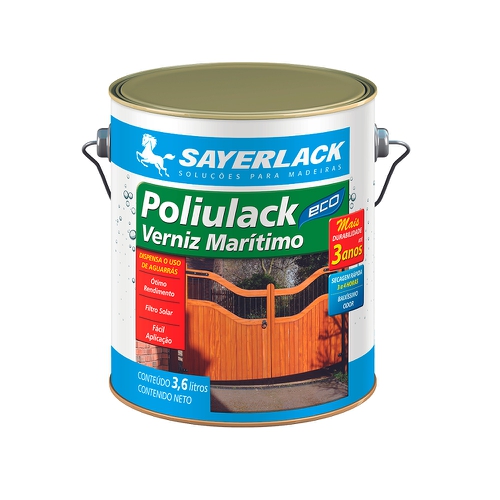 VERNIZ MARÍTIMO ACETINADO BASE ÁGUA [SAYERLACK] 3,... - CS Tintas