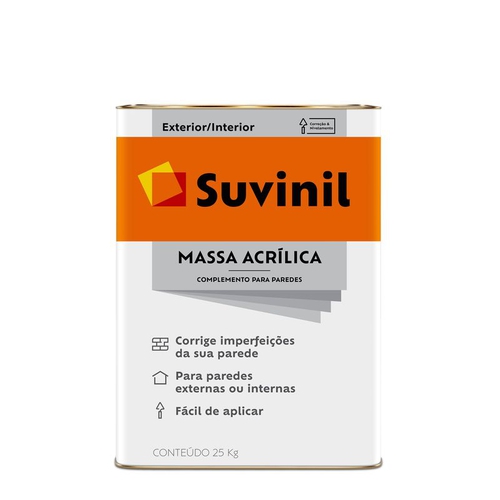 MASSA ACRÍLICA [SUVINIL] 25KG - CS Tintas