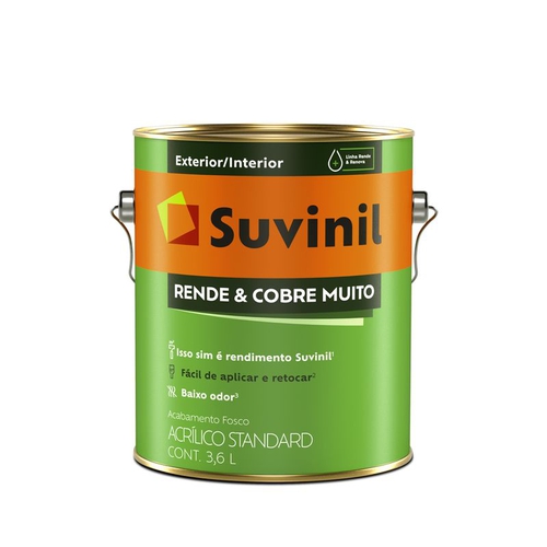 TINTA ACRÍLICA BRANCO FOSCO RENDE E COBRE MUITO [S... - CS Tintas