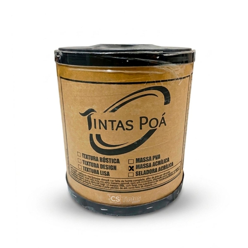 Massa Acrílica [TINTAS POÁ] 25Kg - CS Tintas