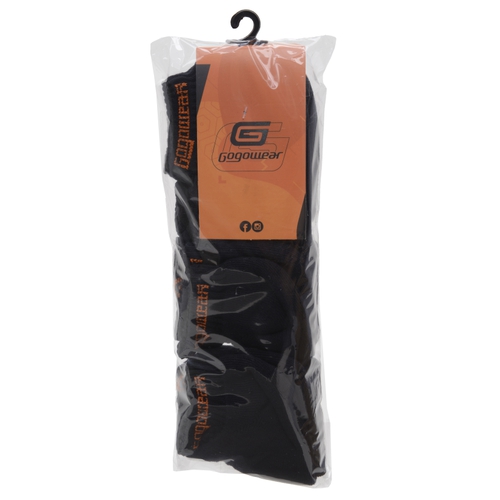 Kit Meia Cano Baixo Preta/Branca Gogowear - Loja Gogowear