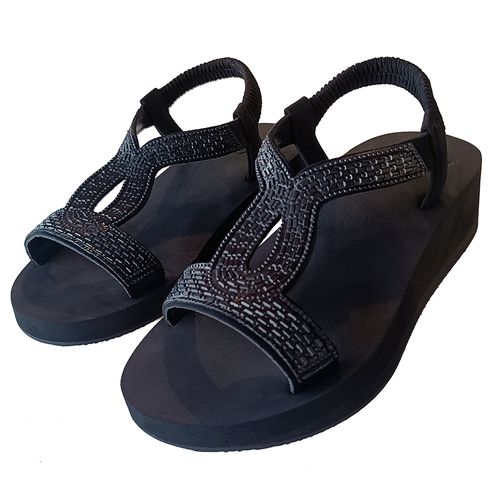 Sandália, Anabela ou plataforma dismetria preto - ... - ALLEY SURF