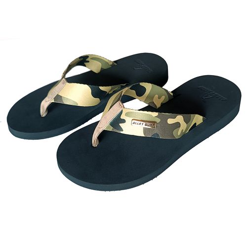 Chinelo de compensação plataforma, unissex camufla... - ALLEY SURF