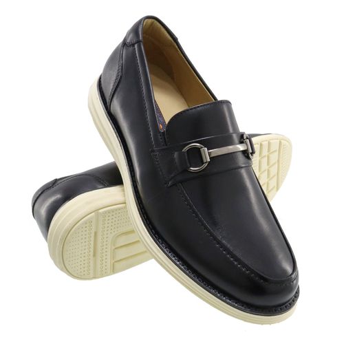 Sapato Casual Clássico Masculino Couro Art Nobre - 3223 - ART NOBRE CALÇADOS ONLINE