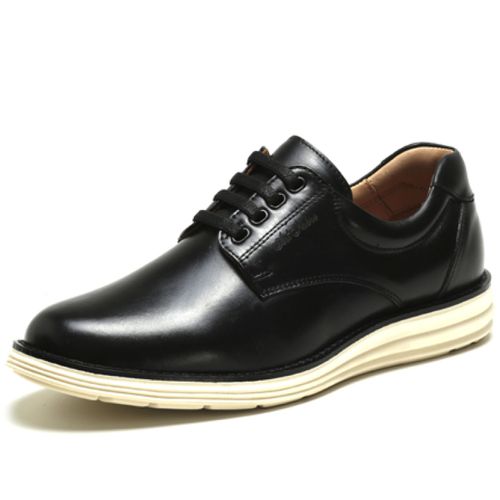 Sapato Casual Masculino Preto 100% Couro - Ref. 3205 - ART NOBRE CALÇADOS ONLINE