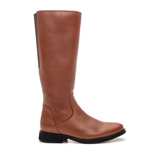 BOTA MONTARIA FEMININA COURO CARAMELO