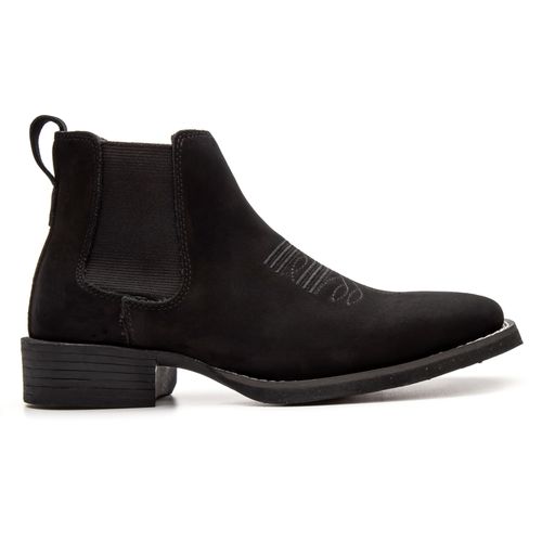 BOTA TEXANA FEMININA NOBUCK PRETO