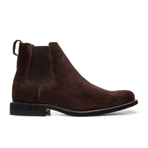 BOTA CHELSEA ANATÔMICA CAMURÇA CAFÉ