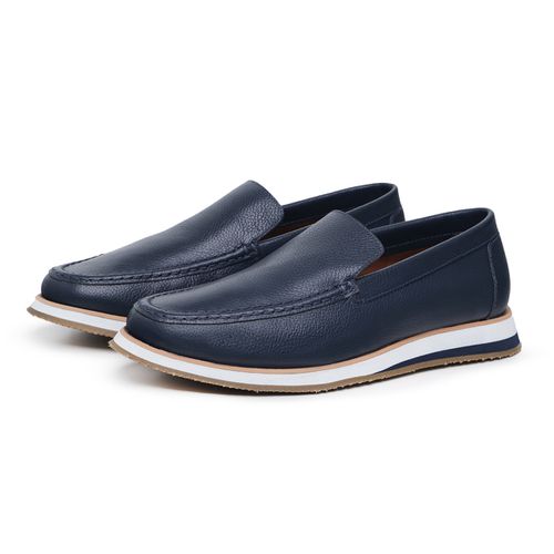 Mocassim Loafer Cooper Couro Marinho - CooperFloat... - AVALON