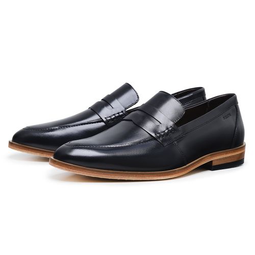 Sapato Social Loafer Sola Couro Roy Preto - RoyLat... - AVALON