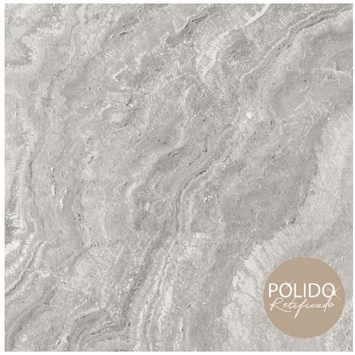 PISO RETIFICADO MARAMEL GRIS RT POLIDO 66 X 66 - Marjo Material de Construção