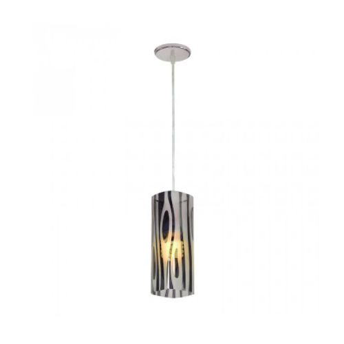PENDENTE MIRAGE ZEBRADO 1 LAMPADA - Marjo Material de Construção