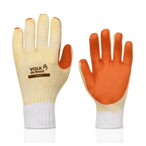 LUVA DE PROTECAO ORANGE FLEX AMARELO/LARANJA 9/G CA 20.858 - Marjo Material de Construção