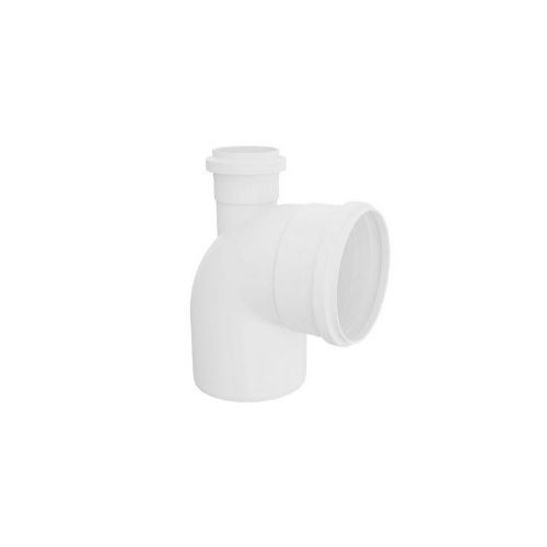 JOELHO 90 ESGOTO COM VISITA 100 X 75MM - Marjo Material de Construção