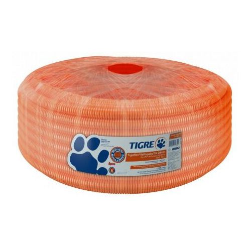 CONDUITE FLEXIVEL LARANJA 25MM X 50MT ROLO - Marjo Material de Construção