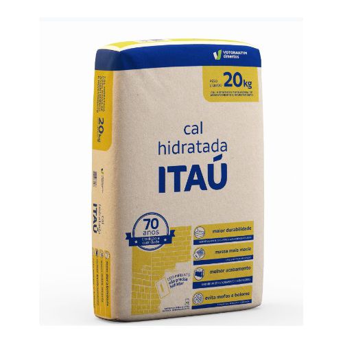 CAL HIDRATADA 20KG VOTORANTIM - Marjo Material de Construção