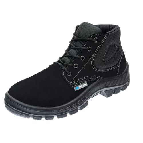 BOTINA COM CADARCO PRETA 36 (7064036) - Marjo Material de Construção