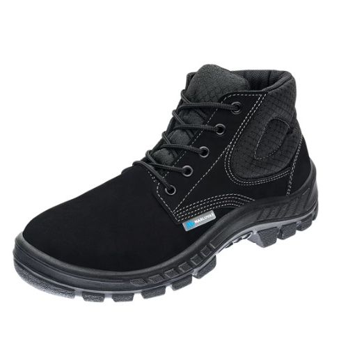 BOTINA COM CADARCO PRETA 44 (457) - Marjo Material de Construção