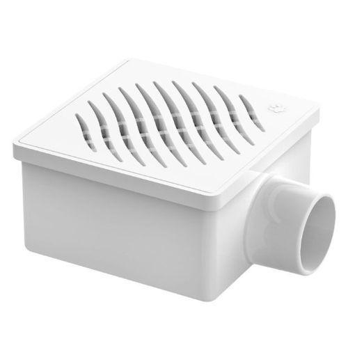 RALO QUADRADO BRANCO GRANDE 100 X 53 X 40MM - Marjo Material de Construção