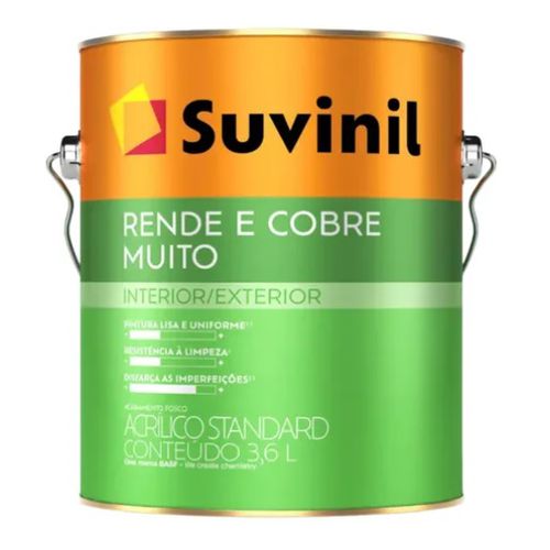 TINTA ACRILICA RENDE E COBRE MUITO BRANCO NEVE 3.6LT - Marjo Material de Construção