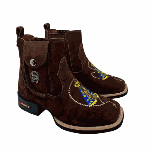 KIT BOTINA NOSSA SENHORA APARECIDA + BAINHA + CANI... - Botas Texanas Bruto