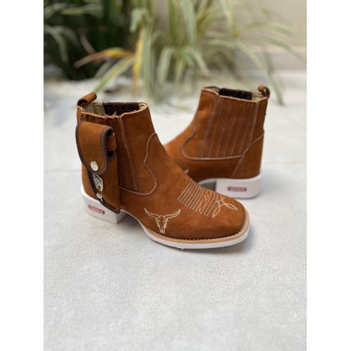 KIT BOTINA CARA DE TOURO + BAINHA + CANIVETE - bf - Botas Texanas Bruto