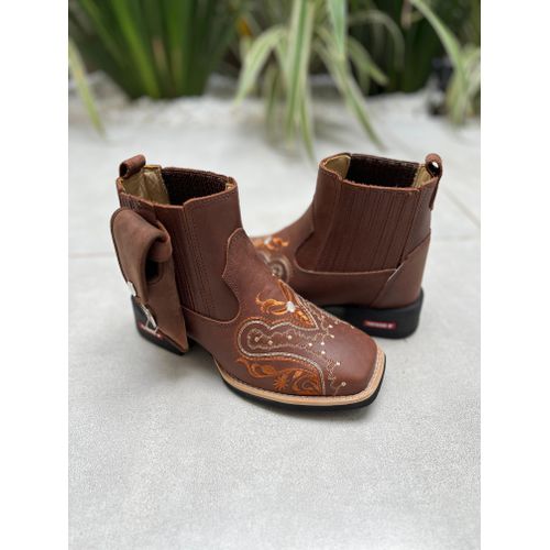 KIT BOTINA TRIBAL + BAINHA + CANIVETE - BF11 - Botas Texanas Bruto